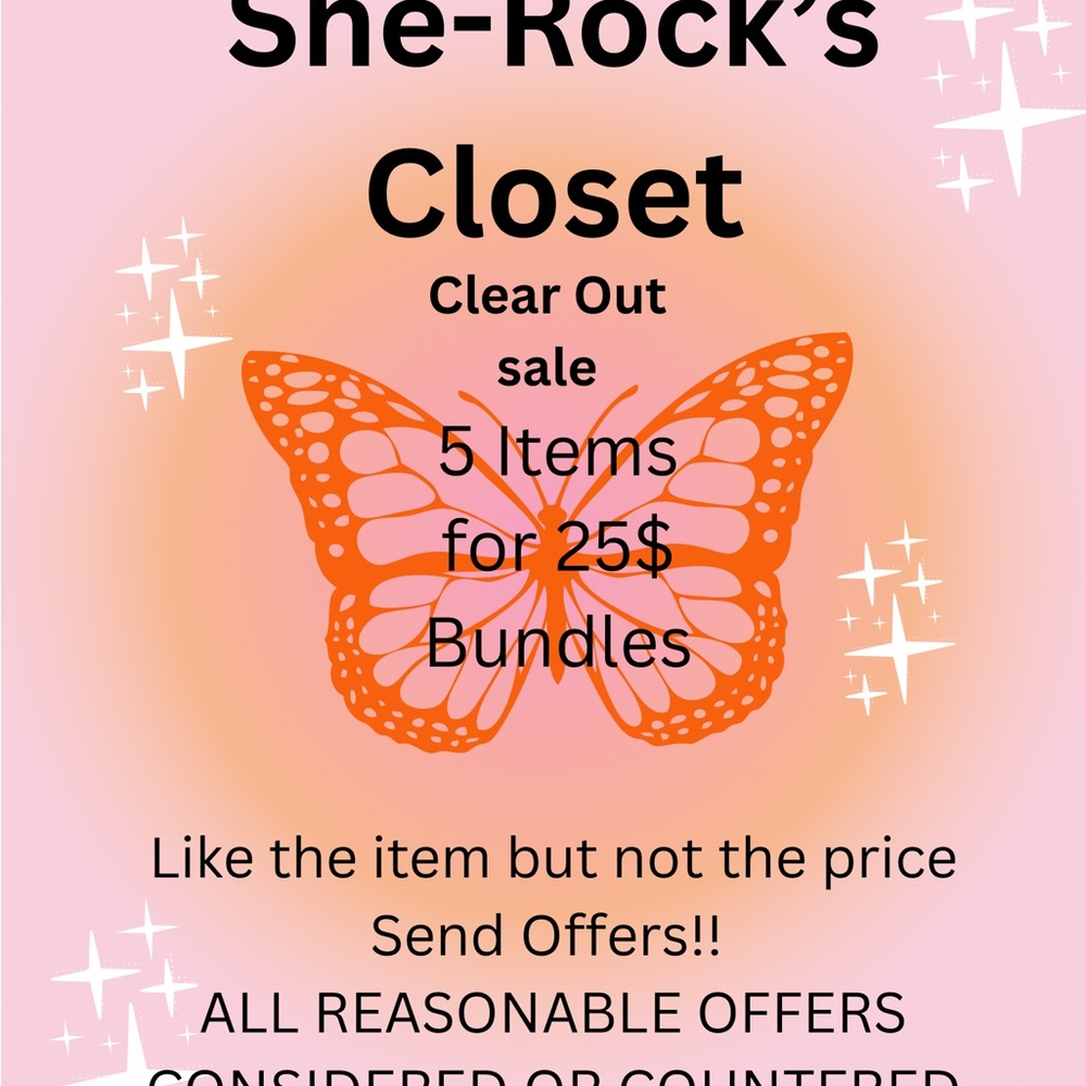 CLOSET CLEAR OUT! 25$ Bundles 🦋🦋🦋